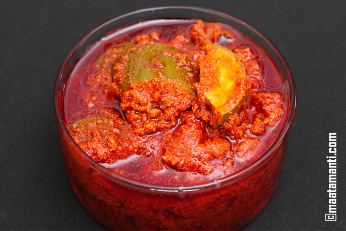 andhra mango pickle recipe