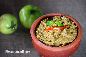 tomato pudina chutney telugu recipe